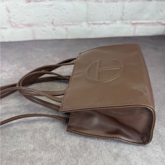 Telfar Vegan Small Chocolate Brown Shoulder Bag - Picture 7 of 11